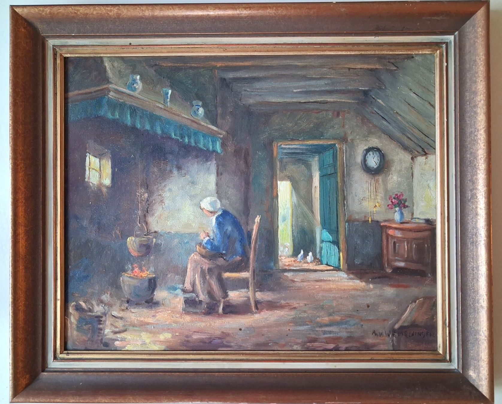 Dipinti: Bild auf Leinwand signiert – Usato da Münsingen venduto da mustang1975