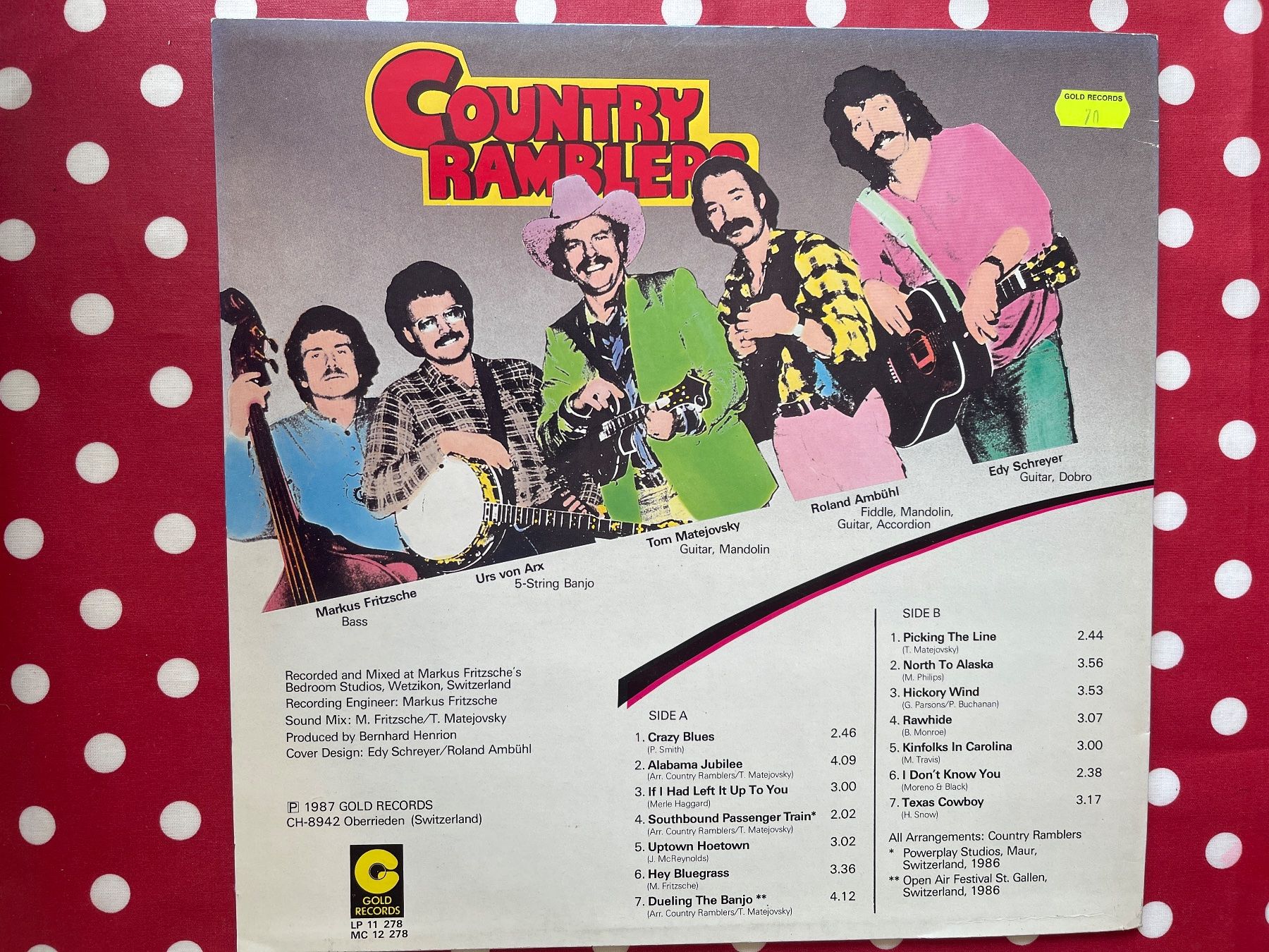 Dischi in vinile: A541/Country Ramblers - Picking The Line – Usato da Frutigen venduto da Philippe_jsp 1