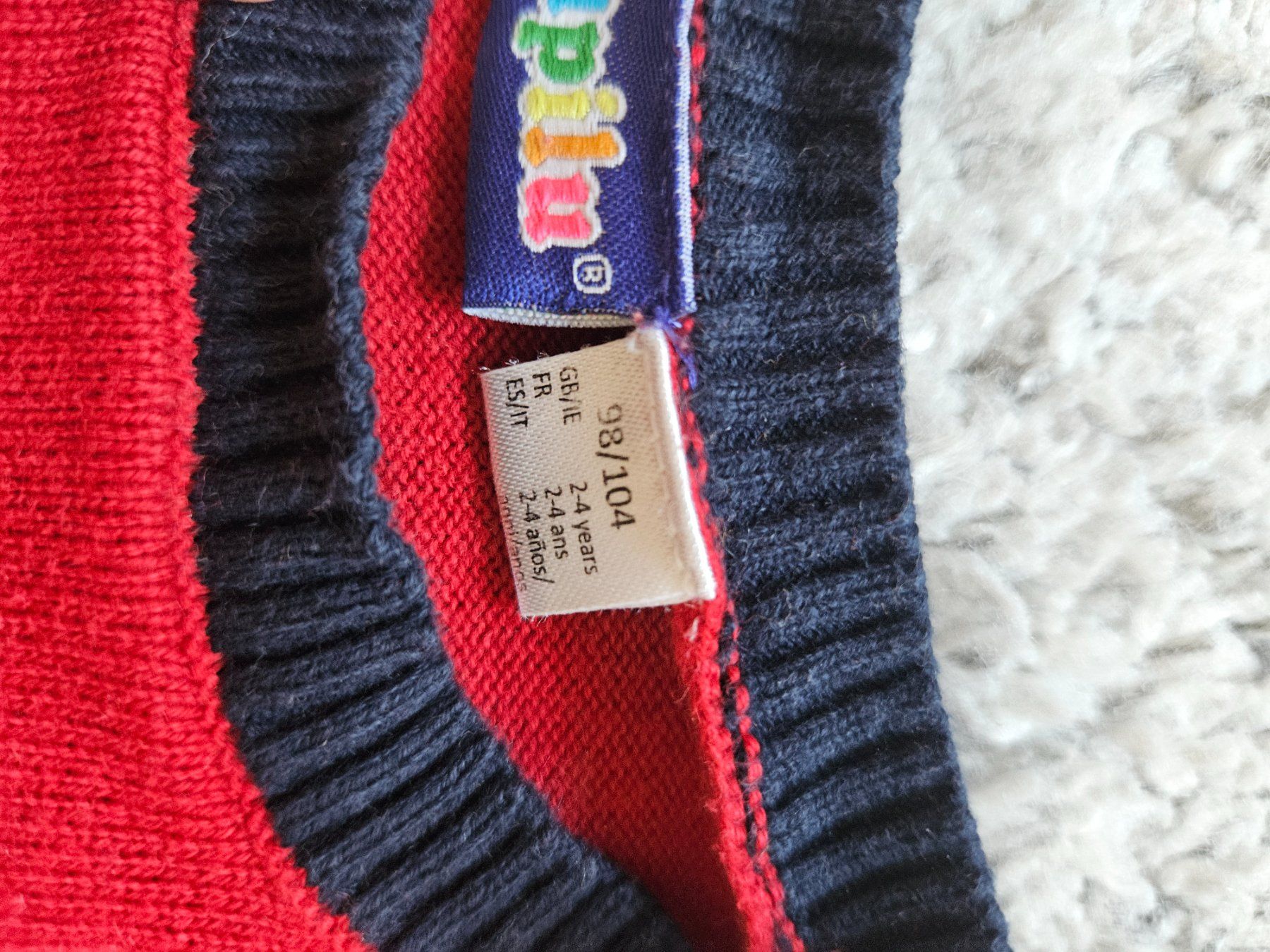 Lupilu Pulls et sweat-shirts: Kinderpullover Lupilu Gr. 98/104 rot – D'occasion à Thalwil par julia_jules 1