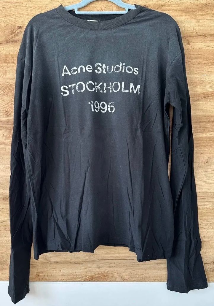 Acne Studios T-shirt: Acne Studios Longsleeve Gr. L, Farbe schwarz – Nuovo (secondo la descrizione) da Triesen venduto da atos87