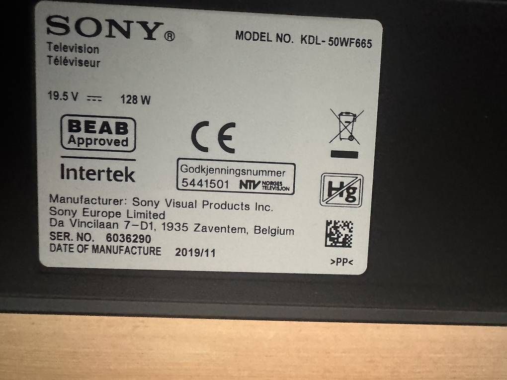 Sony Televisori: Sony 50" TV zu verkaufen – Usato da Zürich venduto da Nor_pie 2