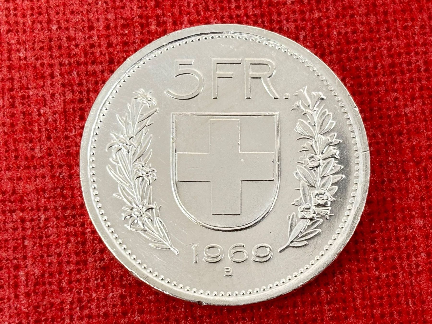 Tutti le monete: 5 Franken 1969 Silber TOP – Usato da Ormalingen venduto da digital09