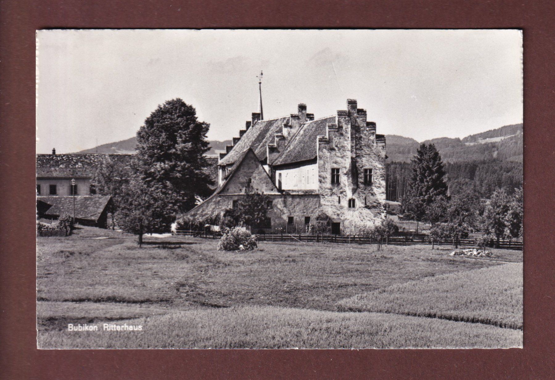 Ansichtskarten: BUBIKON - Ritterhaus - 1961 – Gebraucht aus Pully von nicecards-shop