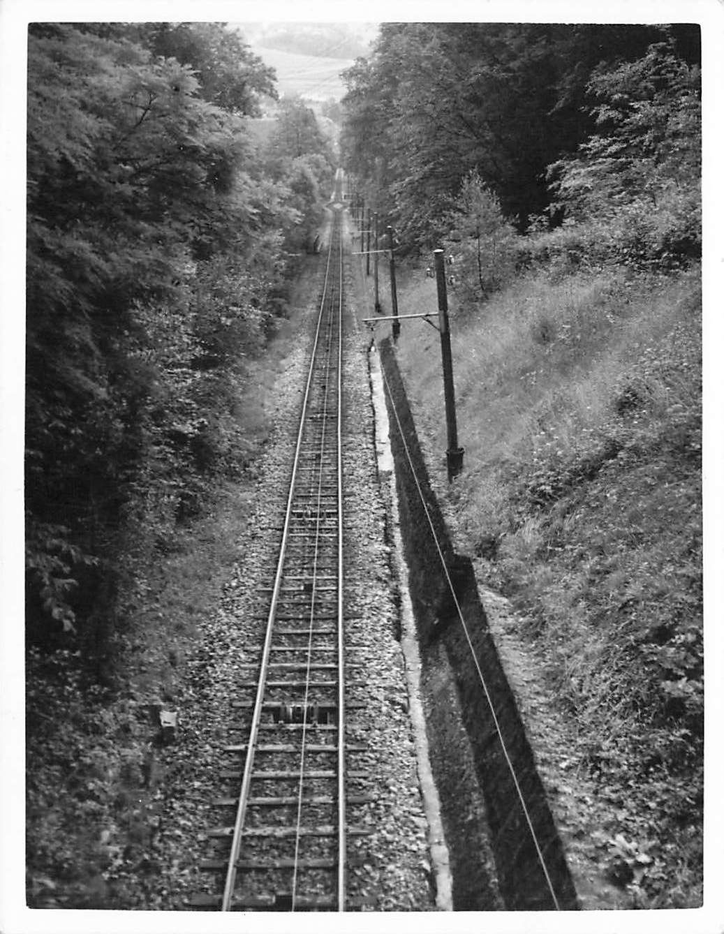 Cartoline postali: Zugerberg Zugerbergbahn ZG Foto 11 x 9 Eisenbahn Zug 1957 – Usato da Biasca venduto da Blenio71