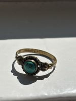 Bague vintage avec pierre turquoise