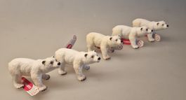 Bullyland Eisbär Figuren, 5 Stück, Neu