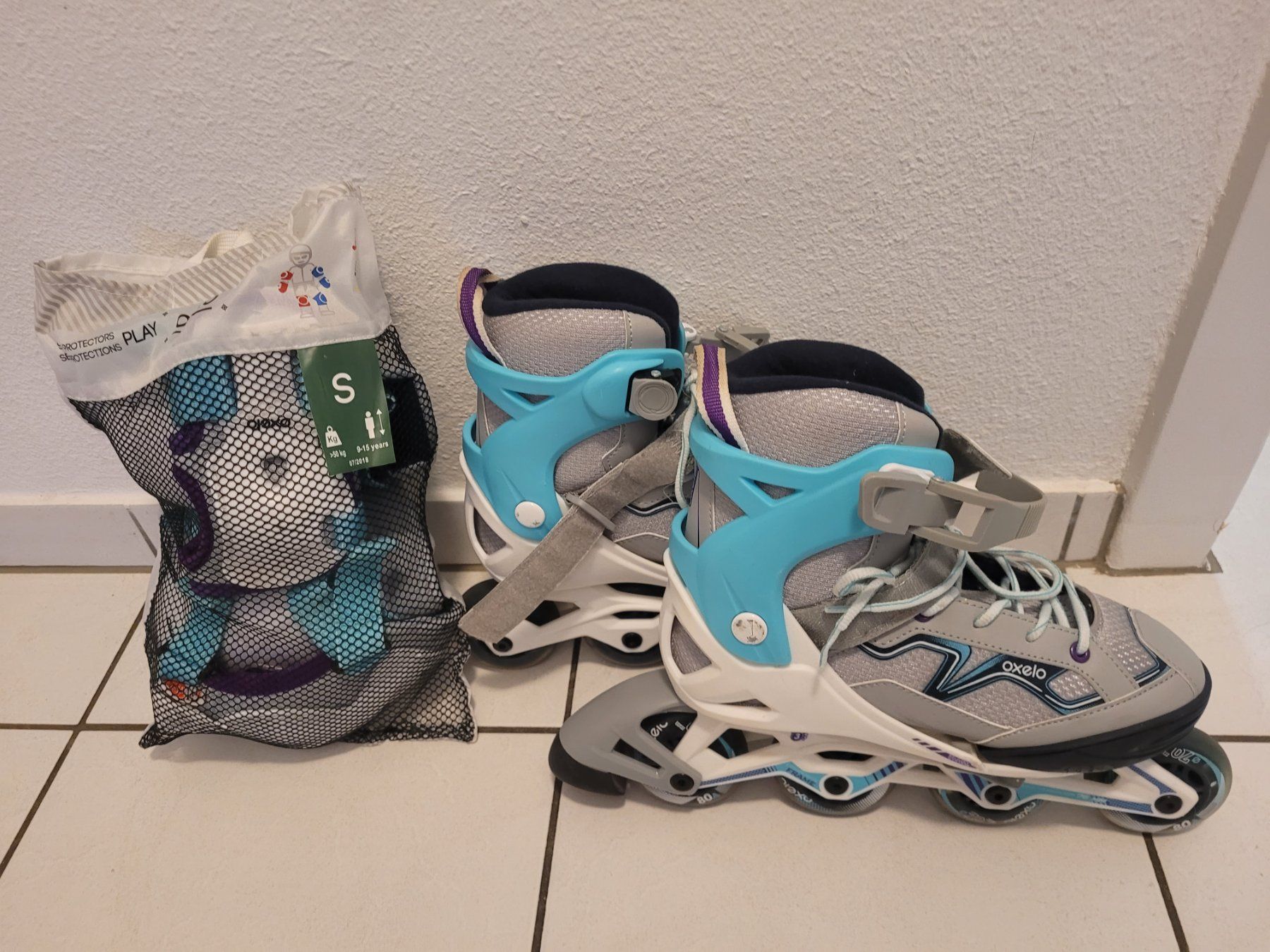 Decathlon Pattini in linea & Pattini a rotelle: Rollschuhe Set 35-38  Wie Neu ! – Usato da kerzers venduto da mariusz01