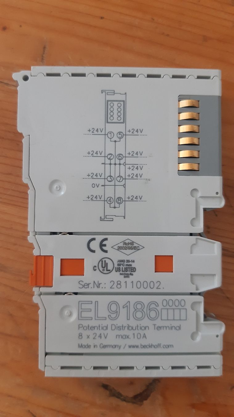 Beckhoff Elektronikbauteile: Beckhoff EL9186 Potential Distribution Terminal 8x24V – Neu (gemäss Beschreibung) aus Oey von Parkplatzbrocki 1