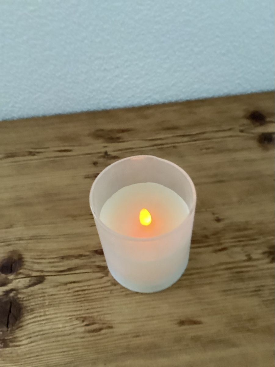 Candele: Led echtwachs Kerzen in  Glas – Usato da Wassen UR venduto da SABDOM 1