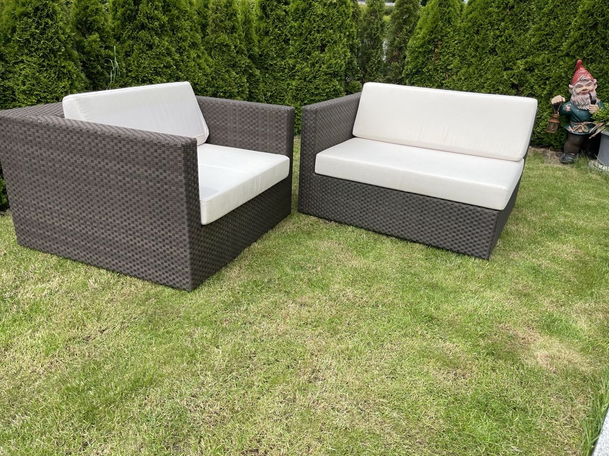 Divani: Dedon Lounge Gartenmöbel 1 Sessel & w Eckmodul – Usato da Grenchen venduto da YoshiSan74