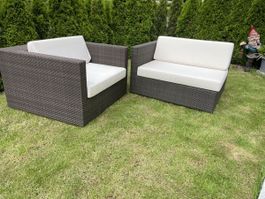Dedon Lounge Gartenmöbel 1 Sessel & w Eckmodul
