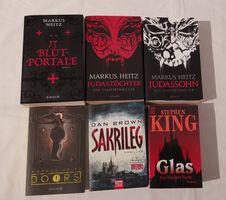 6 Bücher Fantasy/Horror/Mystery, auch einzeln möglich