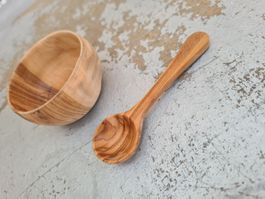 Holz: Olivenholz-Set 2-tlg.