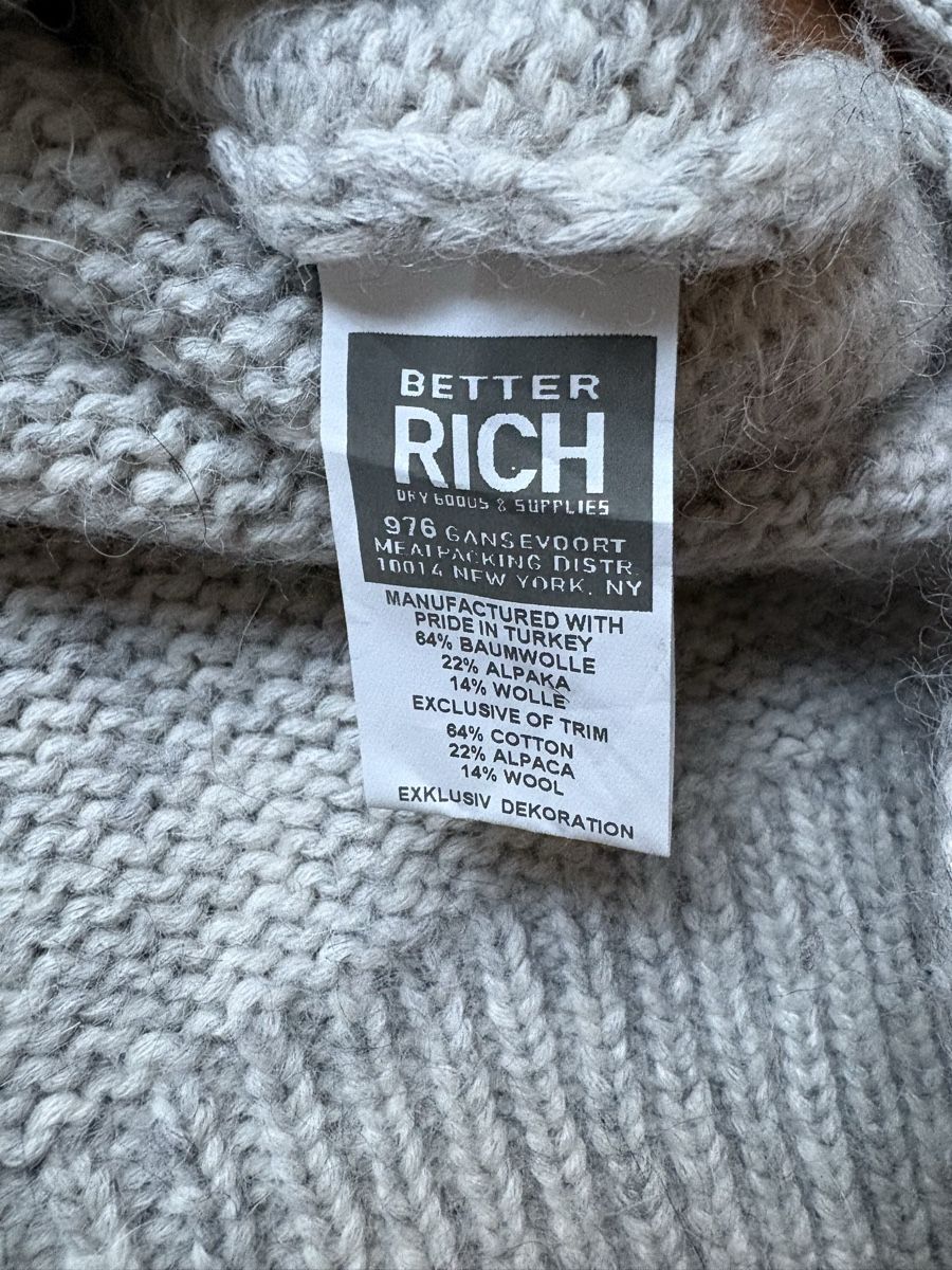 Maglioni & Felpe: Pullover mit Alpaka - Better Rich Gr. XS – Usato da Zürich venduto da triangular 5