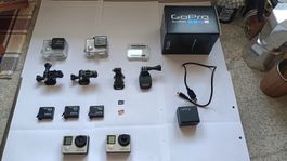 2x GoPro Hero 4 + Zubehör