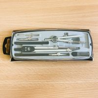 Zirkelkasten-Set - Zeichnen Geometrie Schule neuwertig