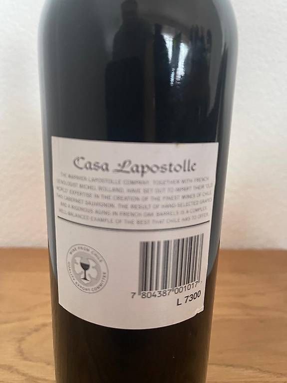 Wein: Wein - Casa Lapostolle Cabernet Sauvignon - 1996 – Neu (gemäss Beschreibung) aus Triesen von Chevalley 4
