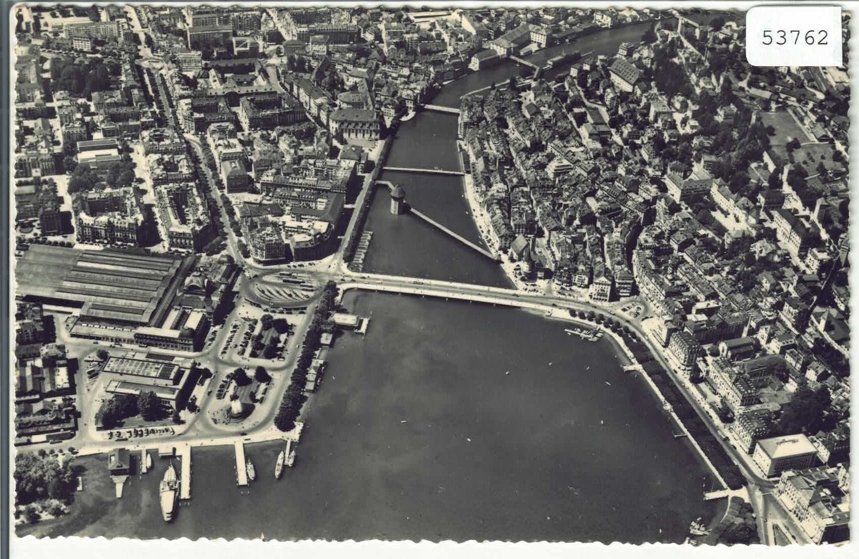 Cartoline postali: Luzern - Flugbild Swissair AG – Usato da Ettingen venduto da Kartenplanet