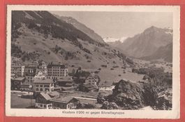 Klosters gegen Silvrettagruppe - ca. 1925