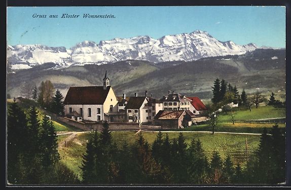 Cartoline postali: AK Wonnenstein, Kloster Wonnenstein – Usato da Berlin venduto da bartko-reher