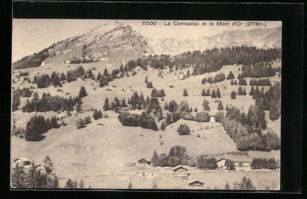 Cartes postales: La Comballaz, Vue Générale et le Mont  – D'occasion à Berlin par bartko-reher