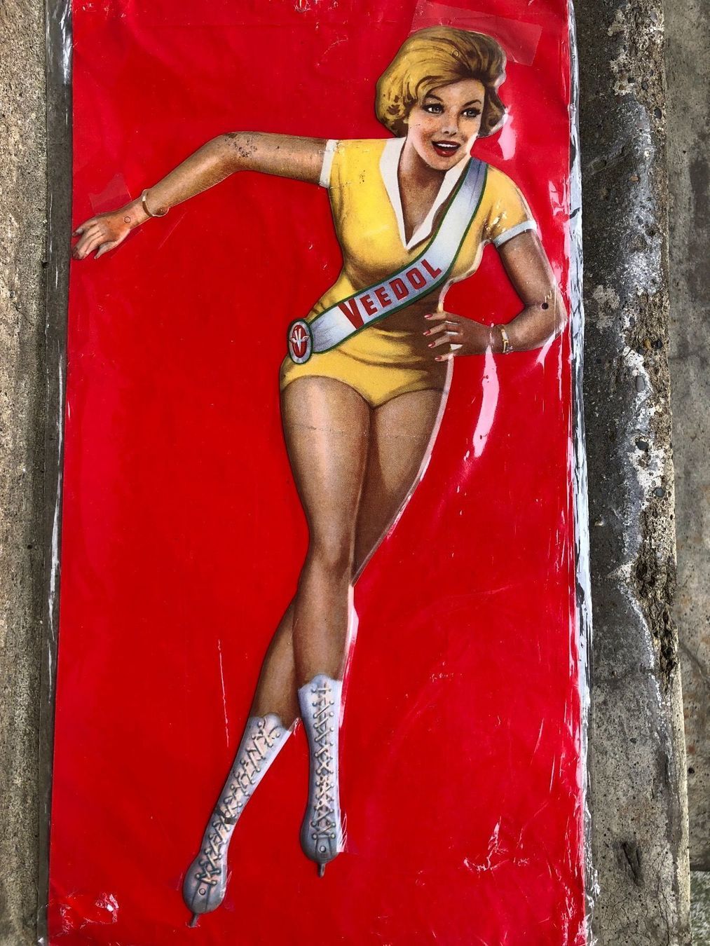 Insegne: Veedol pin up werbung reklame classic – Nuovo (secondo la descrizione) da Reinach AG venduto da rares75