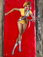 Veedol pin up werbung reklame classic