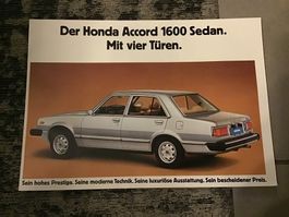 Honda Accord Verkaufsprospekt 8 Seiten Ausgabe unbekannt
