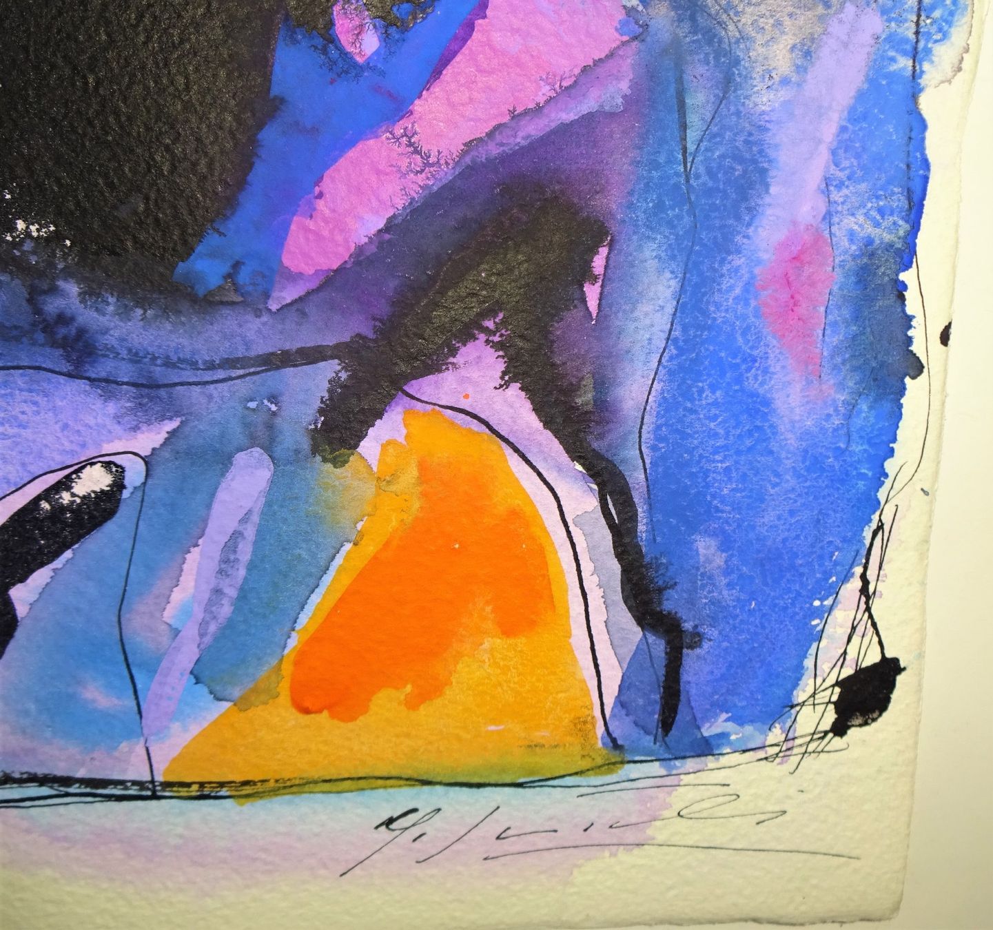 Gemälde: Original Gouache Gemälde – Gebraucht aus Zürich von kunstkreis 2