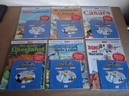6 Asterix Bücher+ Freundschaftsbücher 1+2 in der OVP