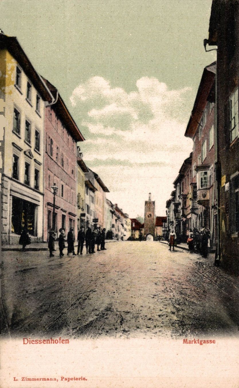 Cartoline postali: Diessenhofen. Marktgasse – Usato da Bronschhofen venduto da Astore