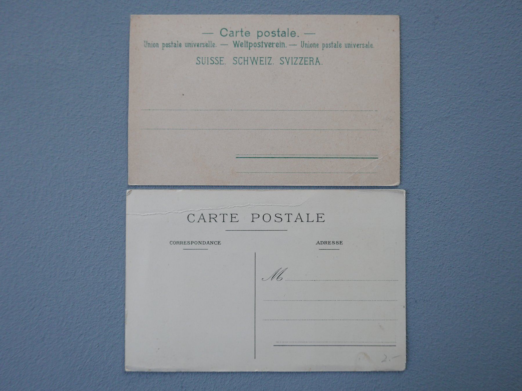 Cartoline postali: 6 ANTIKE ANSICHTSKARTEN WELTPOSTVEREIN – Usato da Balgach venduto da Zwischenraum 4