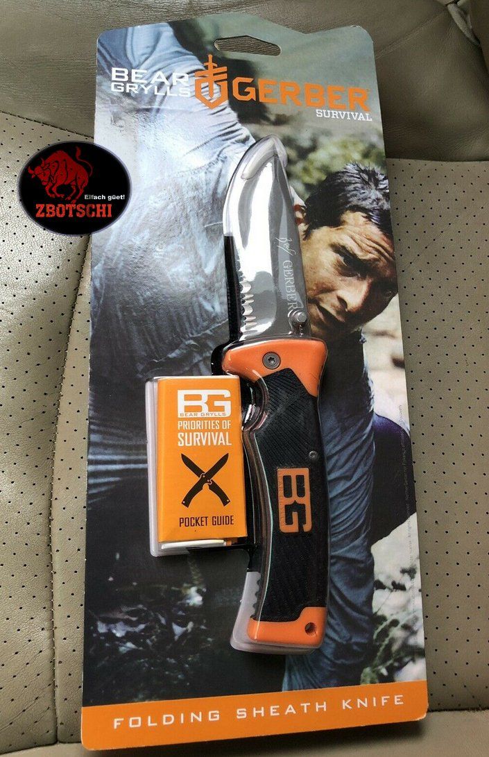 Gerber Zubehör: Gerber Bear Grylls Folding Sheath Knife Messer Taschenmesser – Neu und originalverpackt aus Visp von zbotschi 3