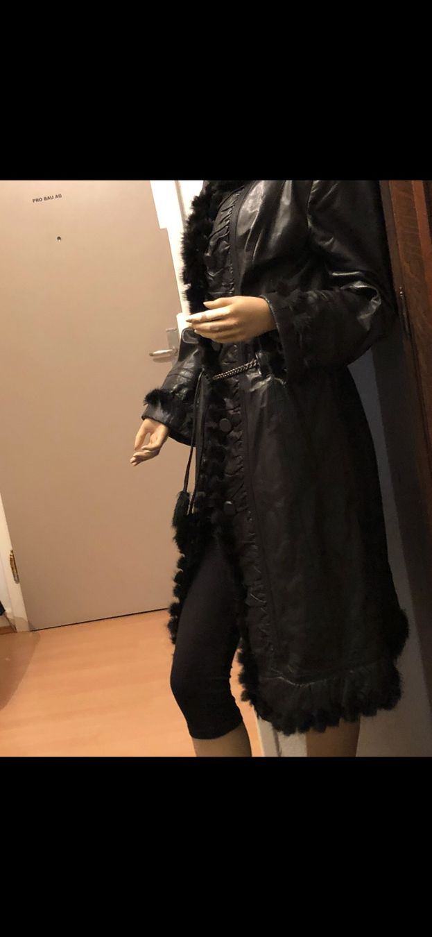 Cappotti: Pelz Leder Mantel Gr/M – Usato da Basel venduto da Ivana_4 6