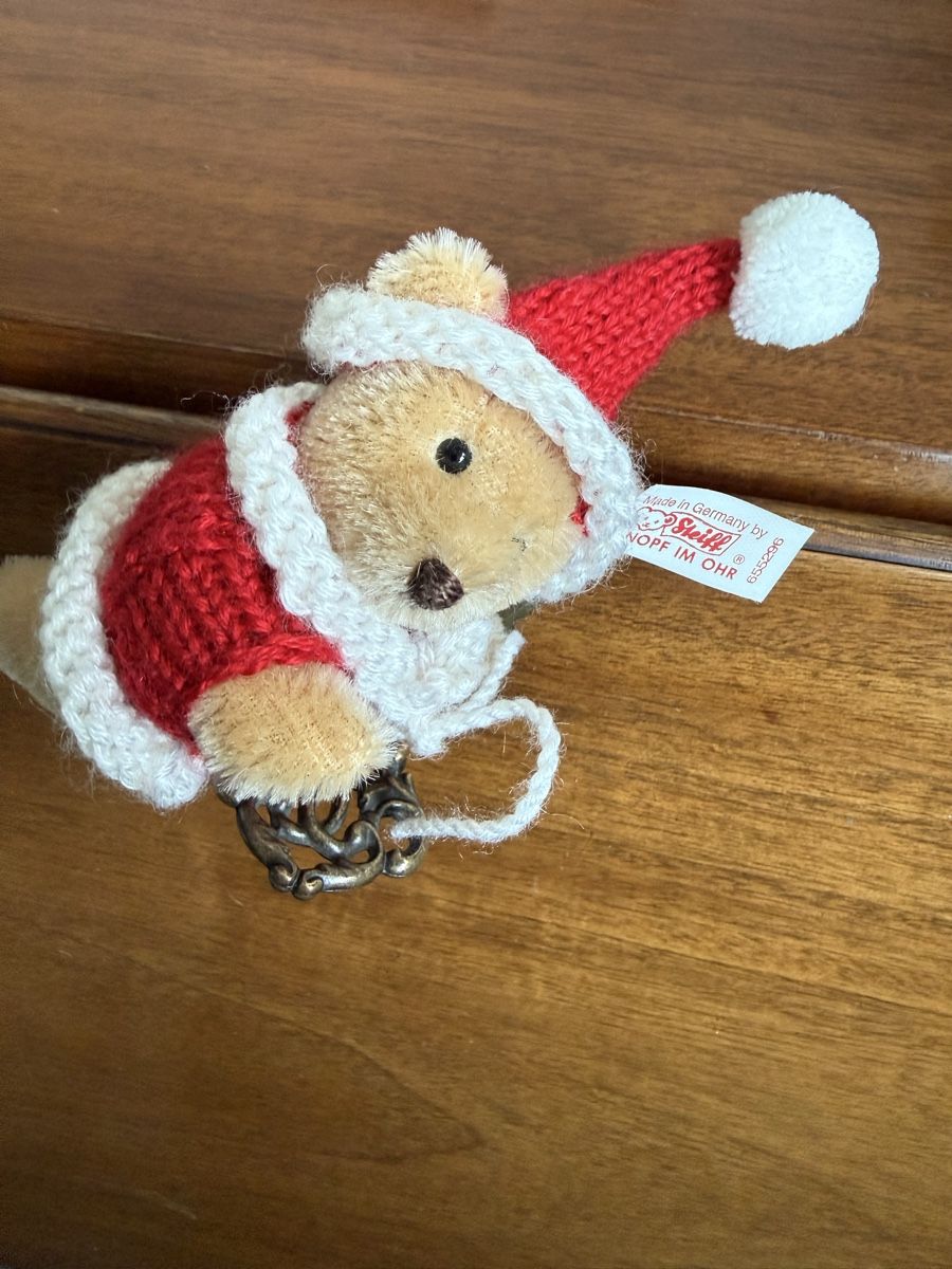 Steiff Jouets: Bär von Steiff 1996 Weihnachtsbaum Bär – Neuf avec emballage d'origine à Mumpf par A_B_E 4