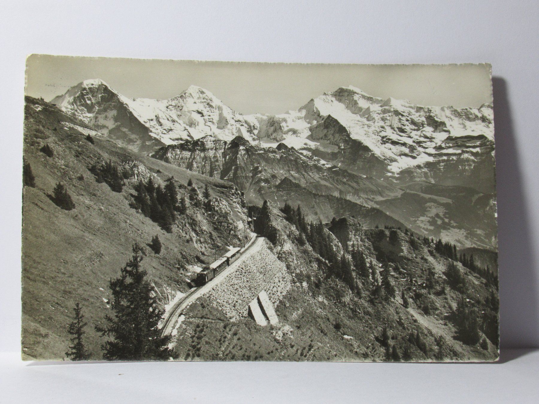 Ansichtskarten: Schynige Platte , Jungfrau Mönch und Eiger , Bergbahn – Neu (gemäss Beschreibung) aus Grenchen von Bluemchen1900