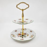 Support à dessert / Serviteur à deux étages