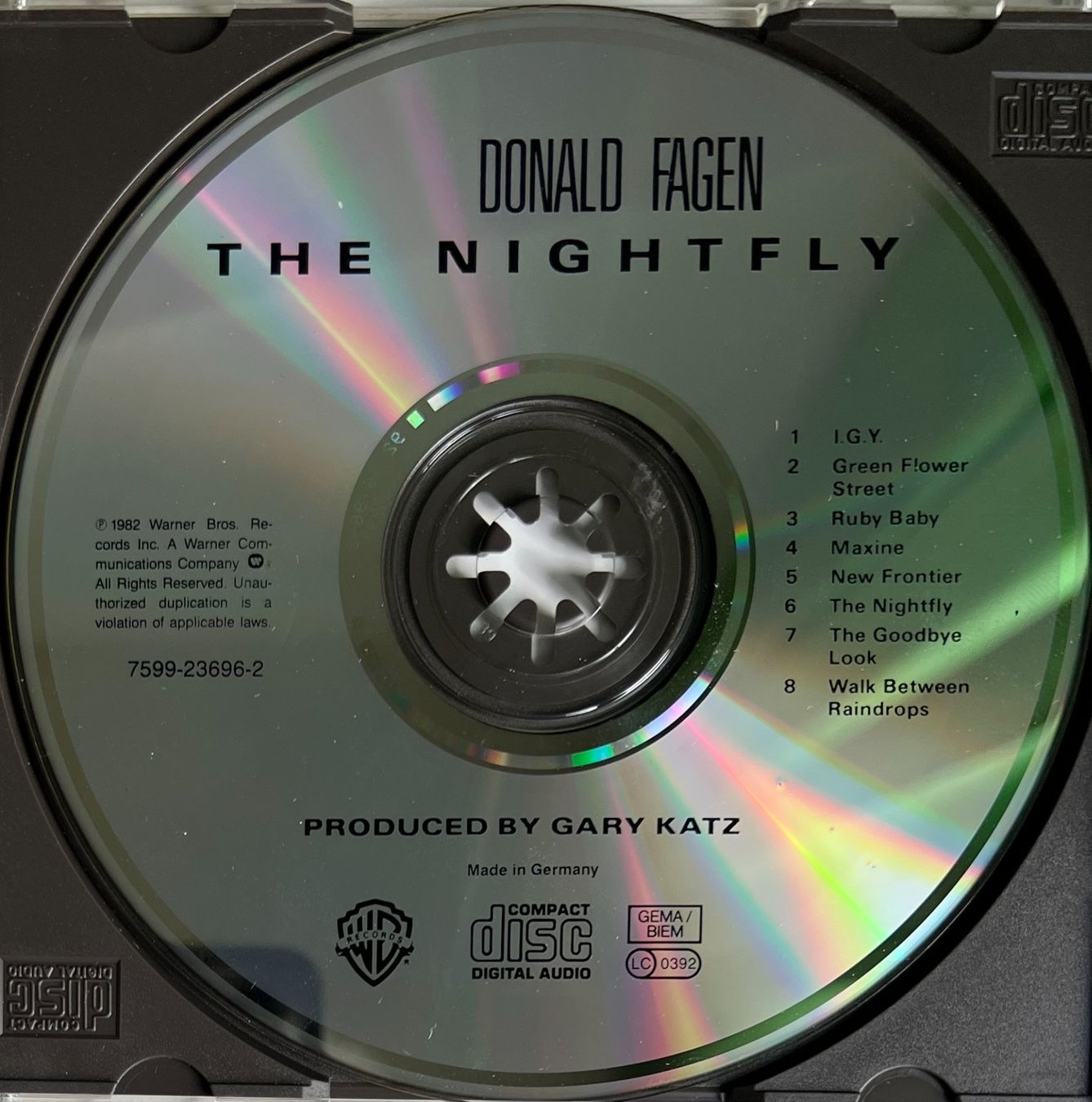 CD: DONALD FAGAN / The Nightfly – Usato da Bischofszell venduto da kustavi 2