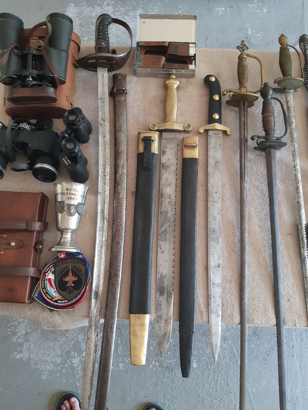 Armée suisse Armes blanches: Mega Sammlung Militaria.. Säbel,Diopter etc. – D'occasion à Neuenkirch par STMK21 3