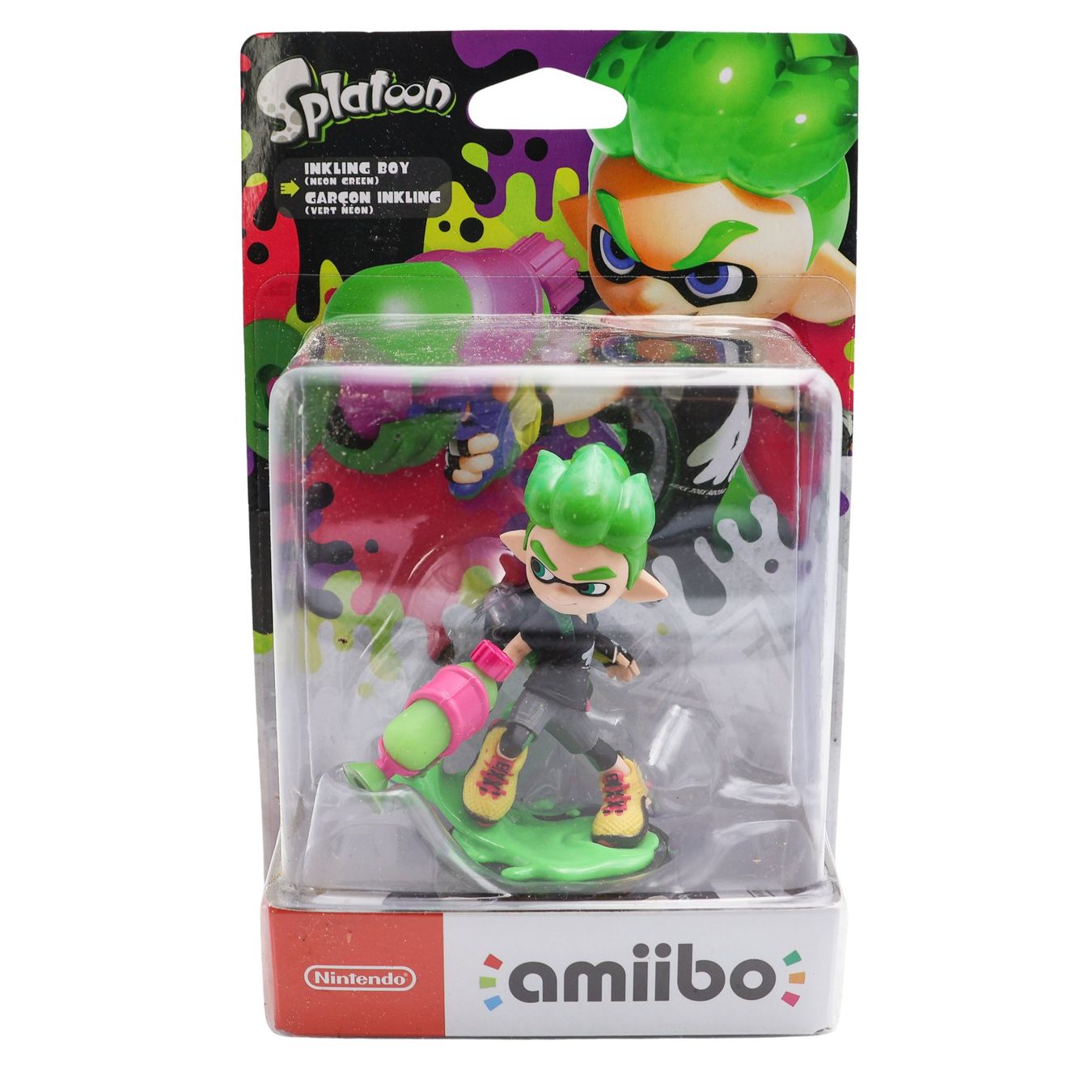 Statuette: Inkling Boy - Neon Green Amiibo - NEW – Nuovo e nell'imballaggio originale da Paudex venduto da dindeboy