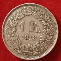 1franc suisse 🇨🇭 1943