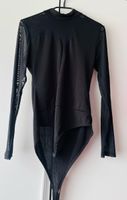 Damen Body schwarz mit Mesh-Einsatz guter Zustand