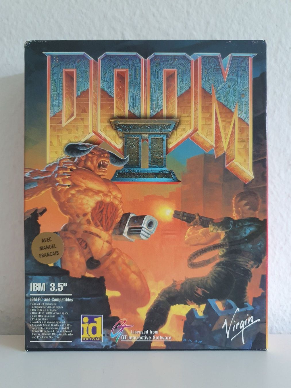 Jeux: PC Game Doom II / Doom 2 (1994) Big Box Français – D'occasion à Greifensee par perfectioN88 1