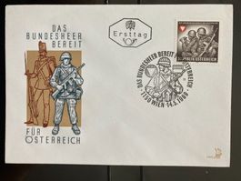 Österreich 1969 illustrierter Ersttagsbrief Bundesheer