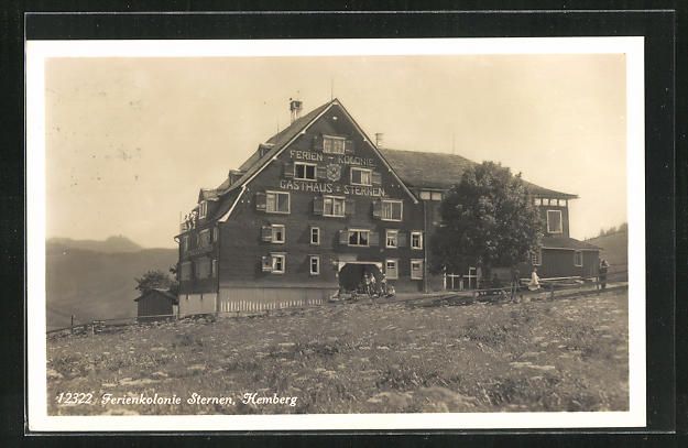 Ansichtskarten: AK Hemberg, Ferienkolonie Sternen, 1930 – Gebraucht aus Berlin von bartko-reher