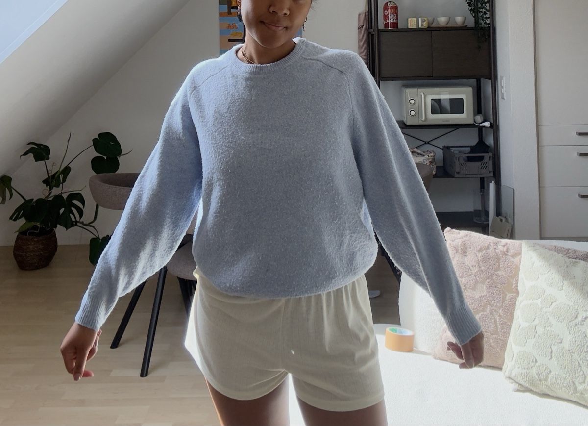 Pulls & Sweat-shirts: Damen Pullover hellblau  – D'occasion à Winterthur par Flomiverse
