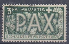 +++PAX Krokusfeld Nr.272, 3Fr.+++HALBSTEMPEL
