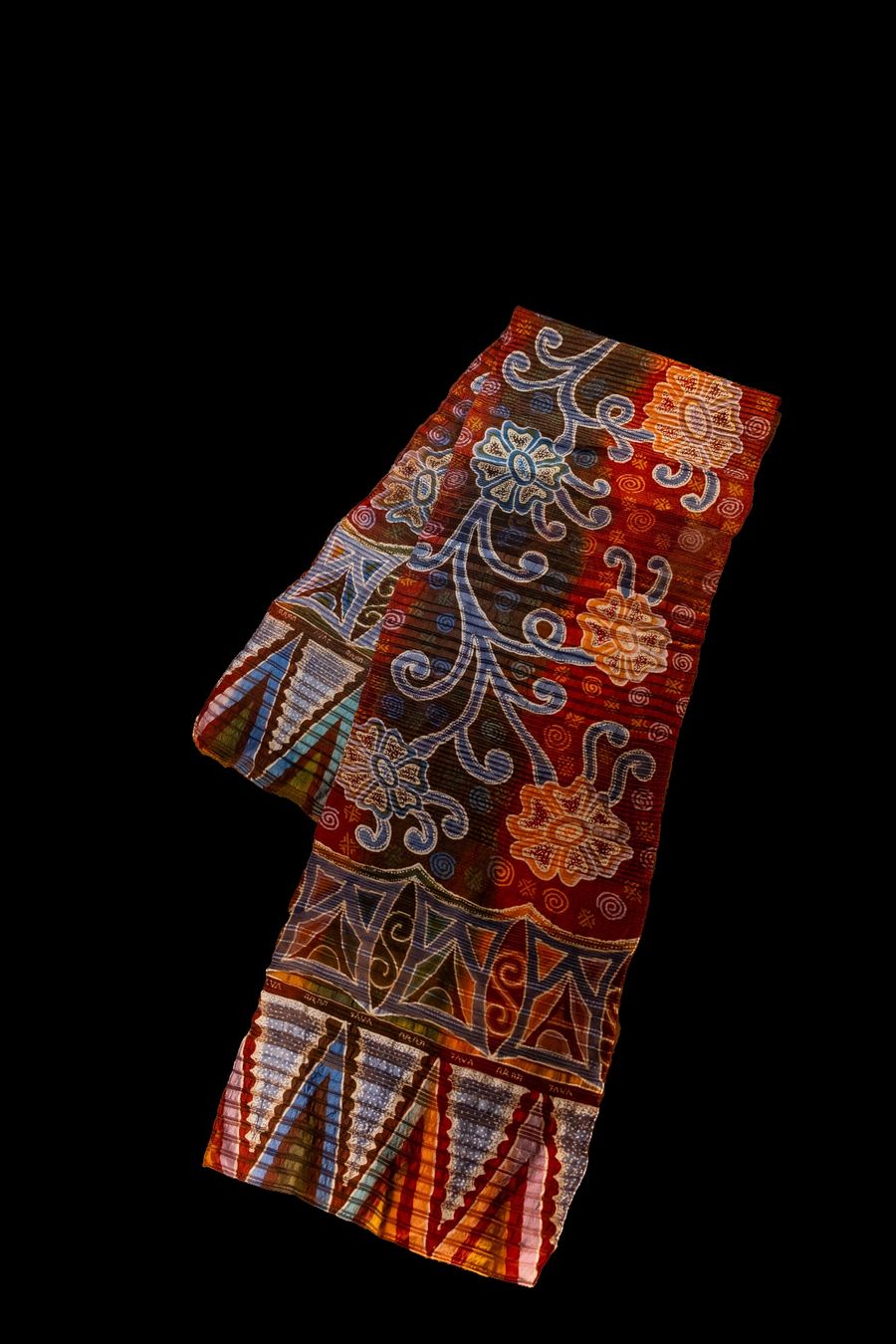 Tessuti:  Batik Tulis auf strukturierter Seide – Nuovo (secondo la descrizione) da Romanshorn venduto da ras_b6lp