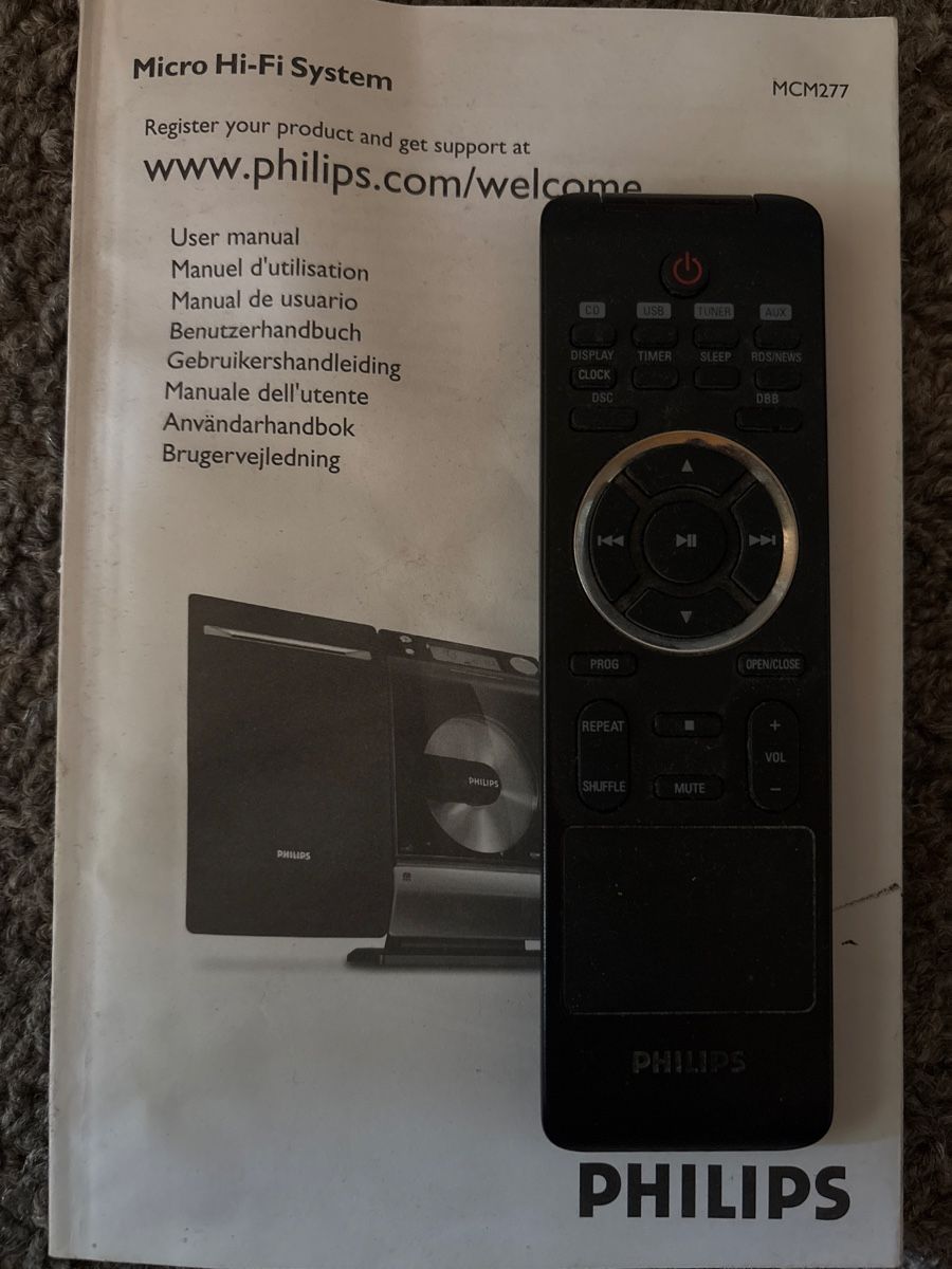 Philips Lettore multimediale & Streamer: Philips MCM277/12 - Micro chaîne Hi-Fi CD/MP3 + télécommande – Usato da Luzern venduto da Alwi24 5