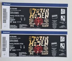 2 x Sitzplatz Die Toten Hosen 20.6.2026